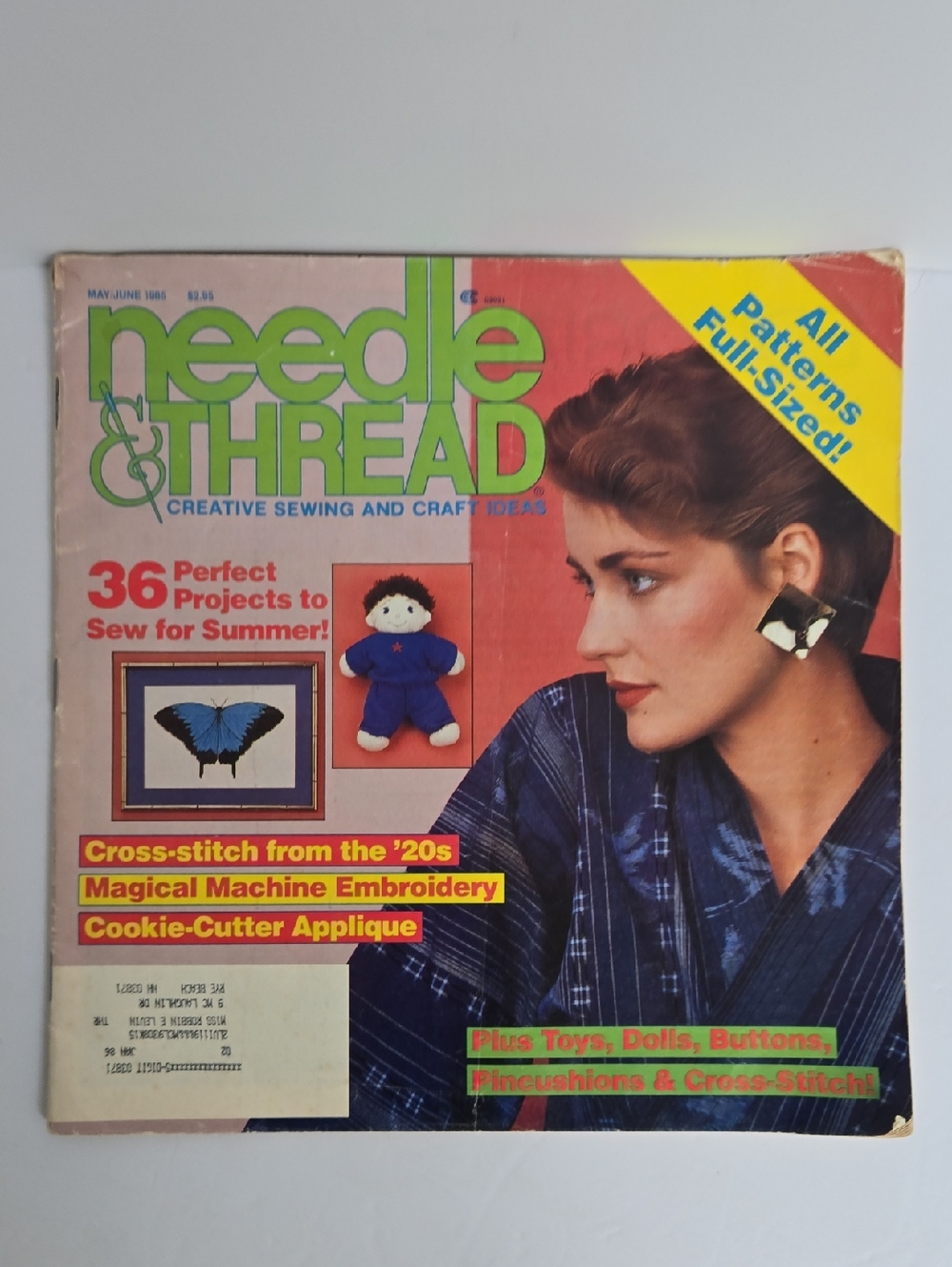 Needle & Thread Magazine May June 1985 Complete Patterns